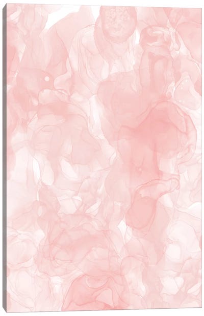 Rose-Gold-Smoke_White Canvas Art Print - Willow & Olive by Amy Brinkman