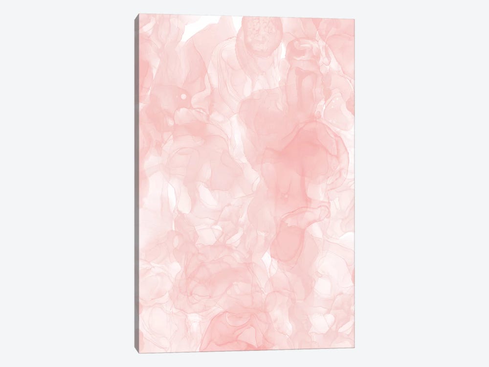 Rose-Gold-Smoke_White by Willow & Olive 1-piece Canvas Artwork