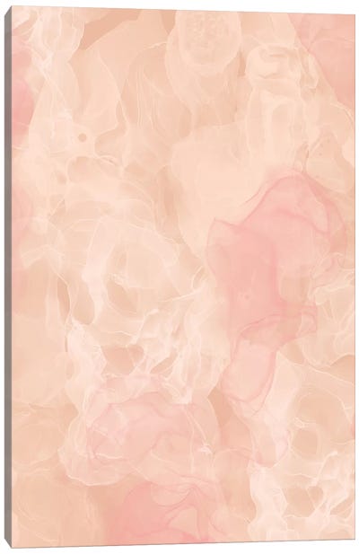 Rose-Gold-Smoke_Peach Nude Canvas Art Print - Willow & Olive by Amy Brinkman