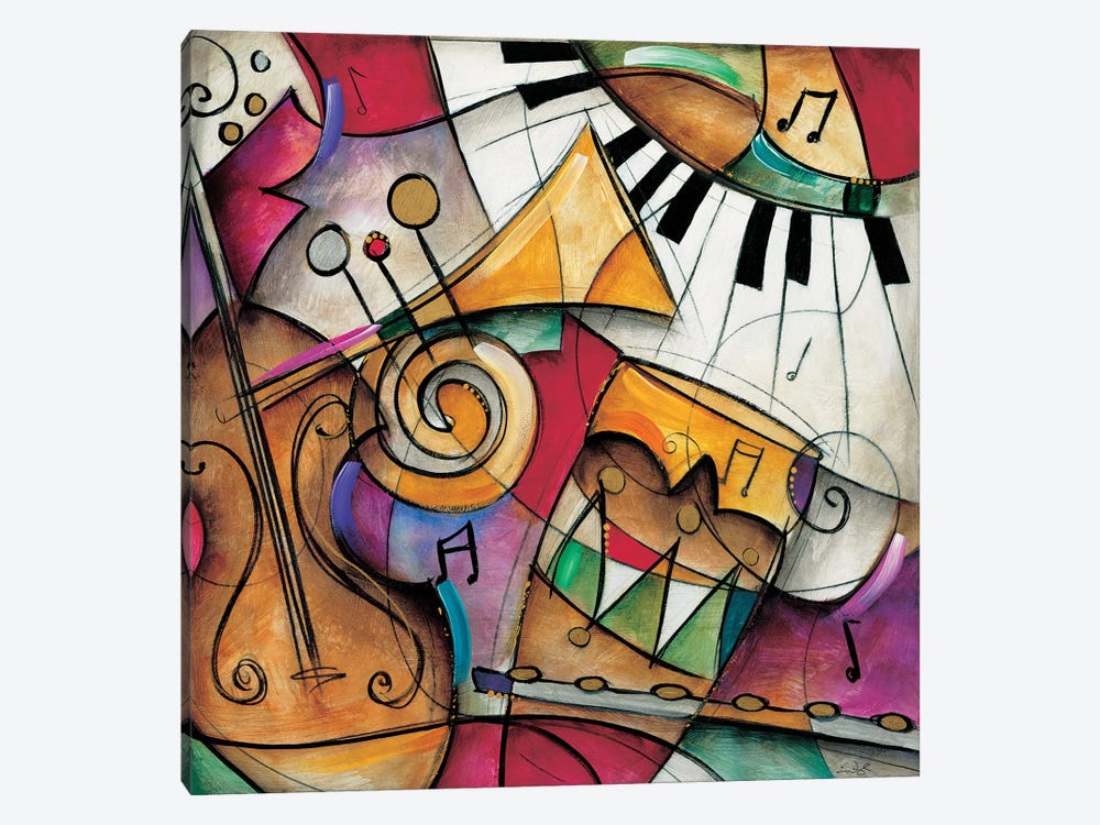 Jazz It Up I by Eric Waugh 1-piece Canvas Wall Art