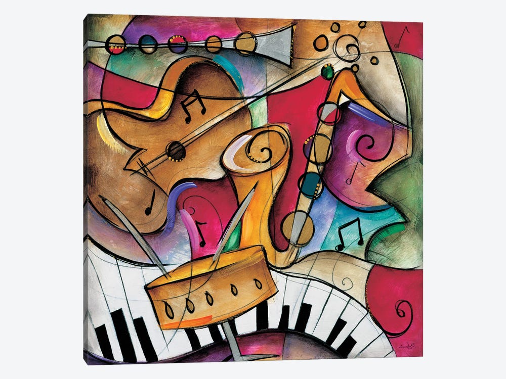 Jazz It Up II by Eric Waugh 1-piece Art Print