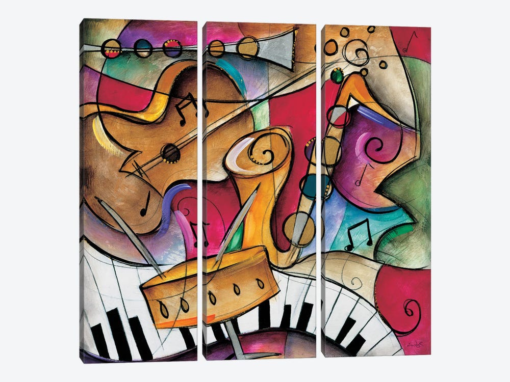 Jazz It Up II 3-piece Art Print