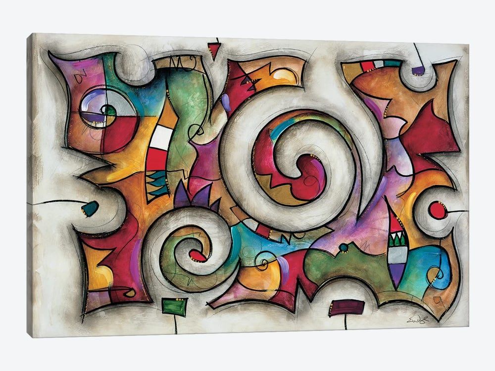 Quadra by Eric Waugh 1-piece Canvas Print