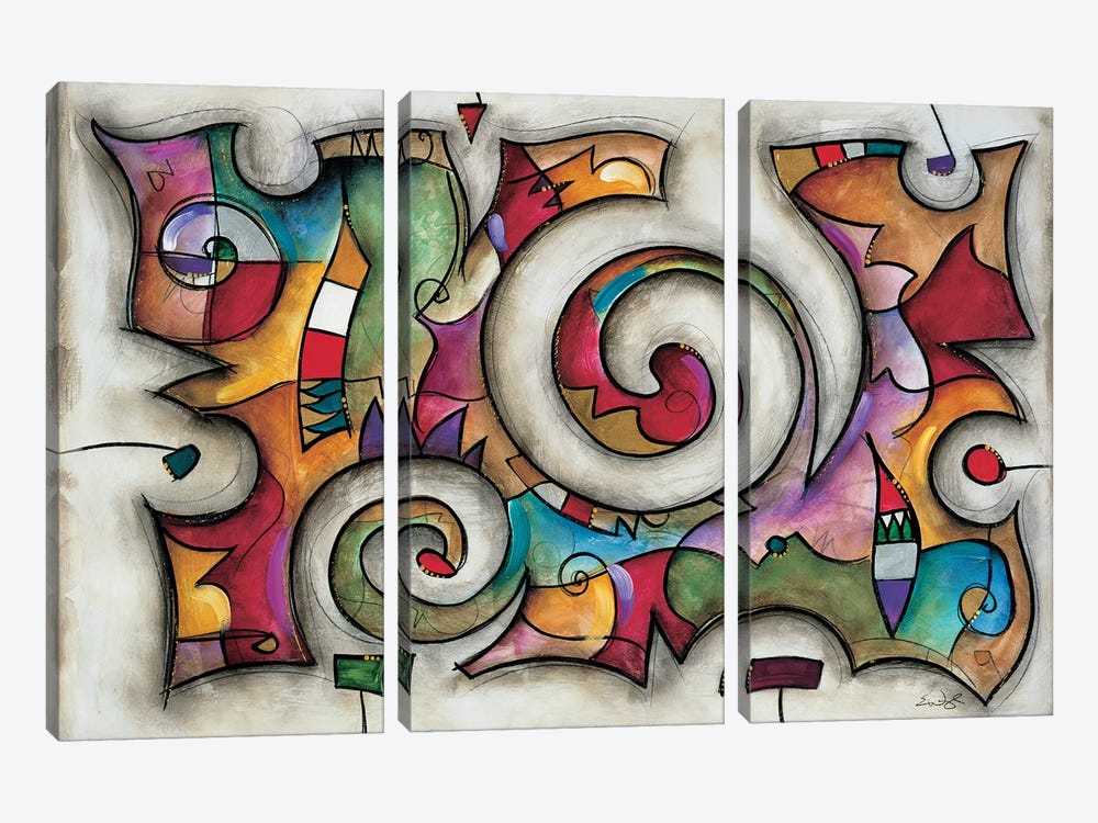 Quadra by Eric Waugh 3-piece Art Print