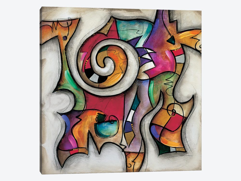 Swirl II by Eric Waugh 1-piece Canvas Artwork