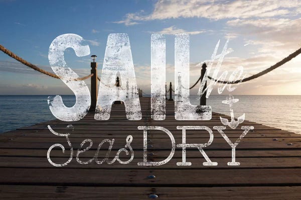 Blue Sky & Sea: Sail the Seas Dry by 5by5collective