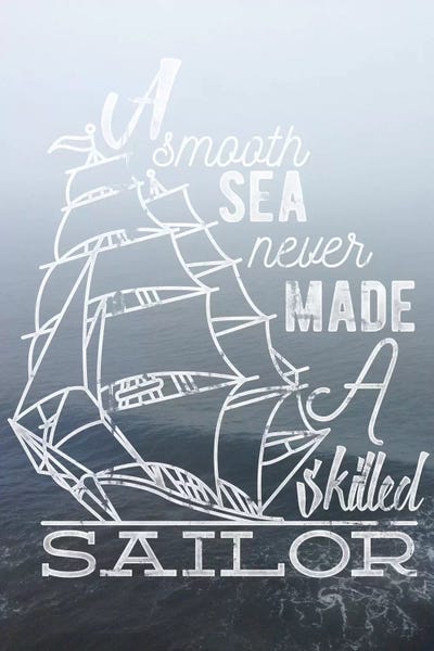 Kids Nautical Art: Sailor by 5by5collective