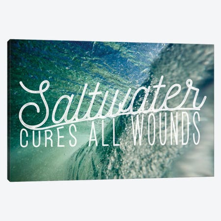 Saltwater Canvas Print #WAW5} by 5by5collective Canvas Print