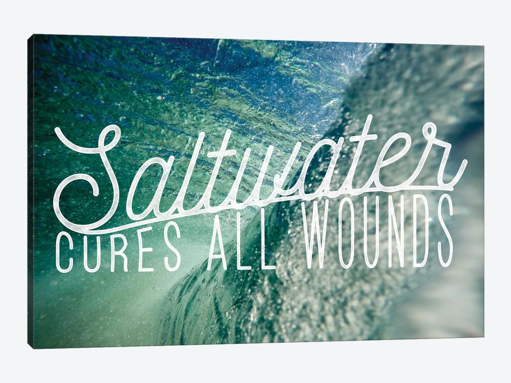 Saltwater by 5by5collective 1-piece Canvas Art