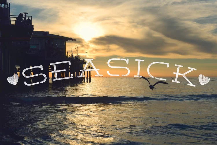 Seasick by 5by5collective wall art