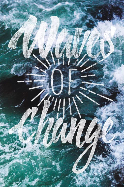 Waves of Change by 5by5collective wall art