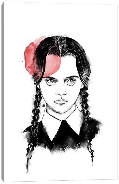 Wednesday Canvas Art Print - The Addams Family