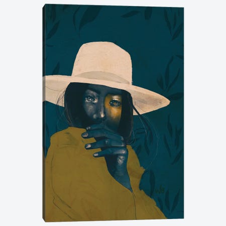 Hat I Canvas Print #WBB17} by Whitney Blackburn Canvas Art
