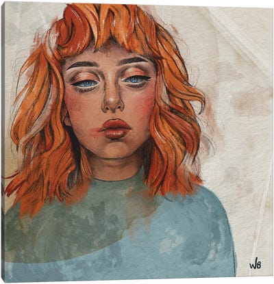 Orange Canvas Art Print - Whitney Blackburn