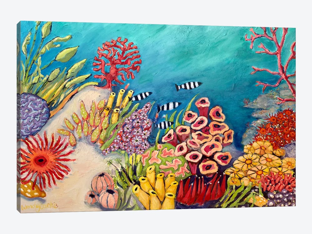 Coral Reef by Wendy Bache 1-piece Art Print
