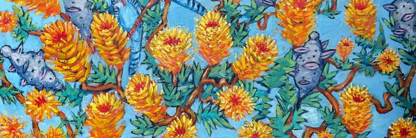 Wendy Bache: Rich Banksia by Wendy Bache