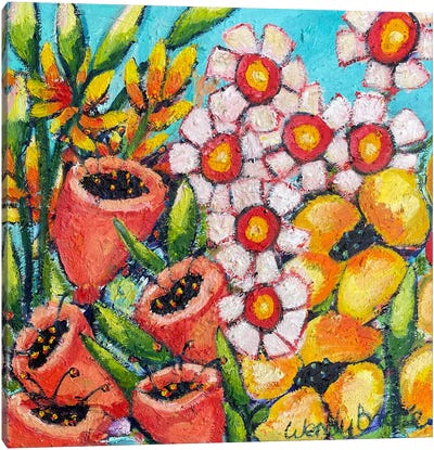 Hidden Garden Canvas Art Print - Wendy Bache