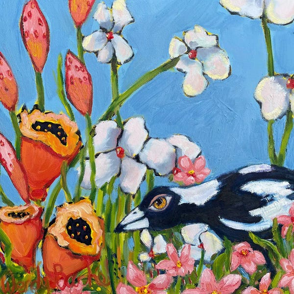 Wendy Bache: Curious Magpie by Wendy Bache