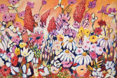 Abstract Garden by Wendy Bache framed wall art