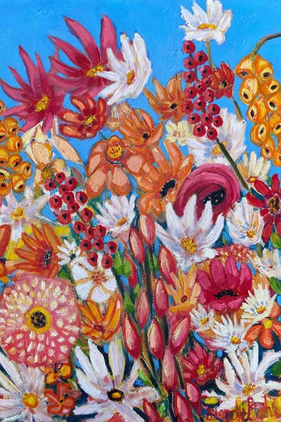 Wendy Bache: Bright Tangerine II by Wendy Bache