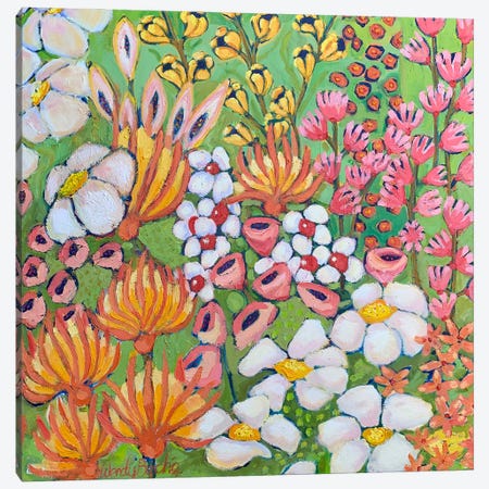 Citrus Bloom Canvas Print #WBC118} by Wendy Bache Canvas Art