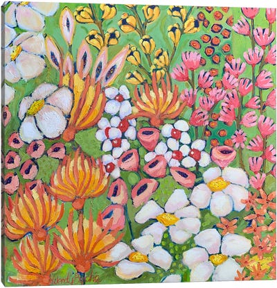 Citrus Bloom Canvas Art Print - Wendy Bache