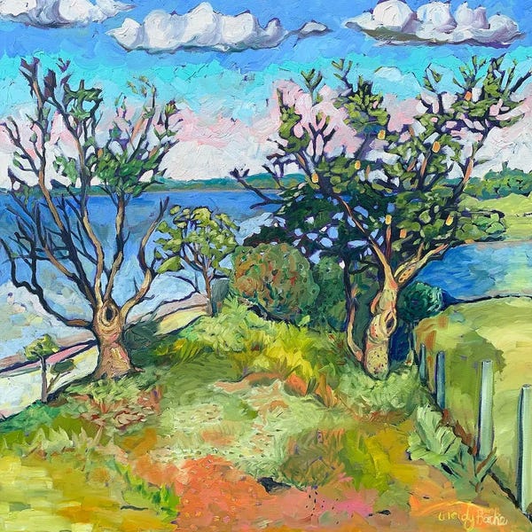 Wendy Bache: Peaceful Walk I by Wendy Bache