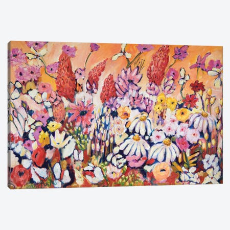 Abstract Garden Canvas Print #WBC11} by Wendy Bache Canvas Wall Art
