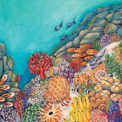 Neptunes Garden by Wendy Bache gallery poster
