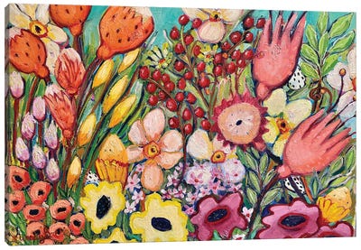 Pollinate Canvas Art Print - Wendy Bache