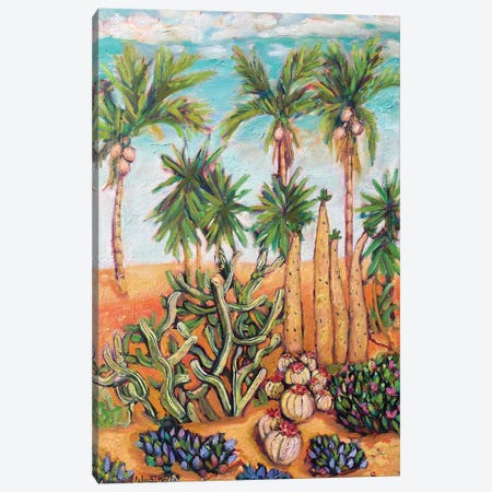 Cactus Garden Canvas Print #WBC126} by Wendy Bache Canvas Artwork