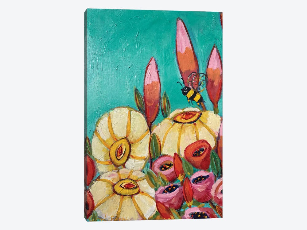 Busy Bee by Wendy Bache 1-piece Canvas Artwork