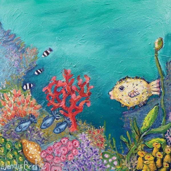 Wendy Bache: Puffer Fish II by Wendy Bache