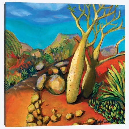 Cactus Trees Canvas Print #WBC13} by Wendy Bache Canvas Wall Art