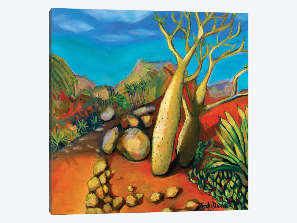 Cactus Trees by Wendy Bache 1-piece Canvas Art