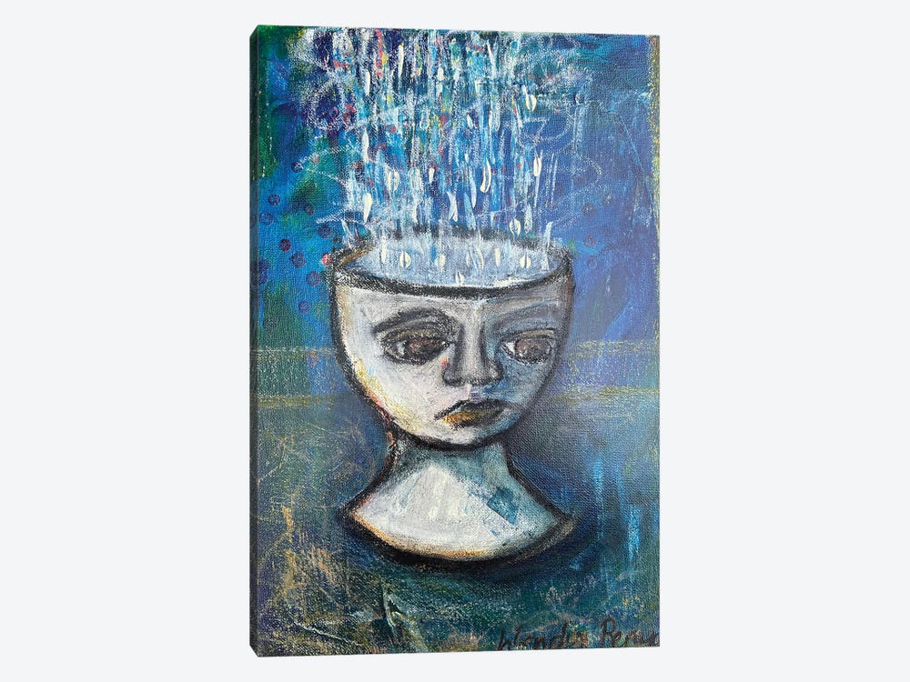 Over Thinking by Wendy Bache 1-piece Canvas Print