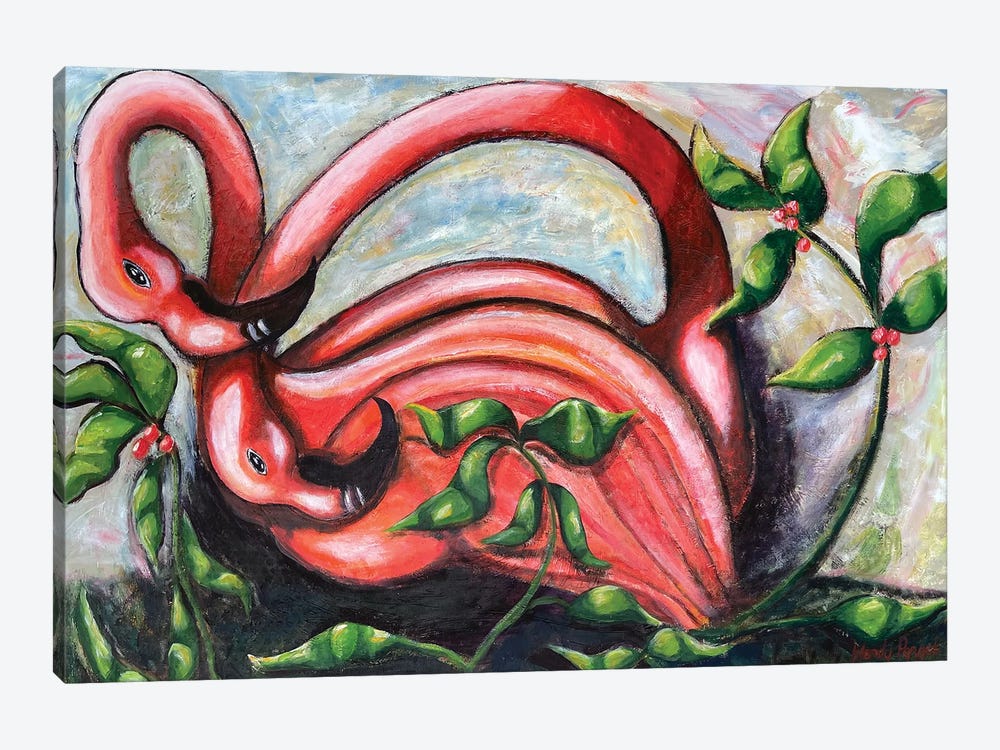 Flamingo by Wendy Bache 1-piece Art Print