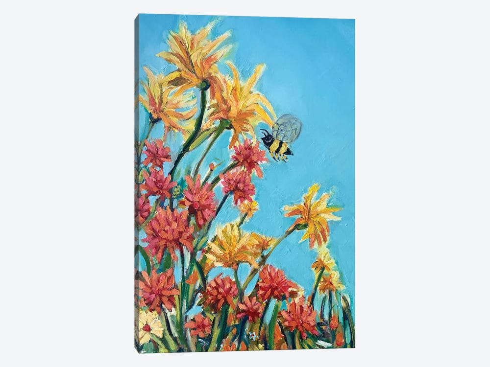 Honey Bee by Wendy Bache 1-piece Art Print