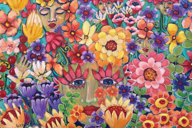 Fairies by Wendy Bache wall art