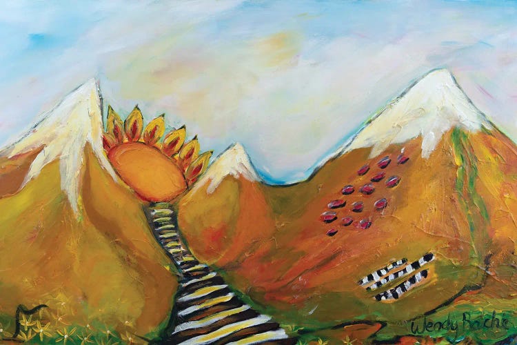 Mountain Sun by Wendy Bache wall art