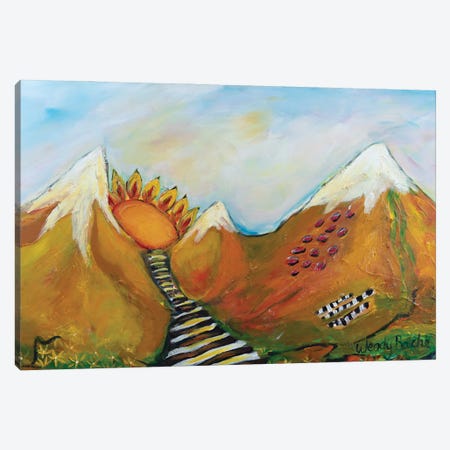 Mountain Sun Canvas Print #WBC16} by Wendy Bache Canvas Print