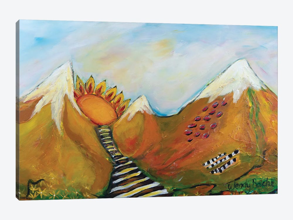 Mountain Sun by Wendy Bache 1-piece Art Print