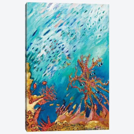 Coral Canvas Print #WBC18} by Wendy Bache Canvas Wall Art