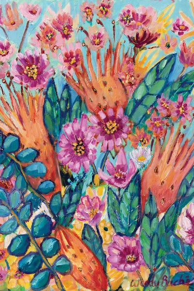 Wendy Bache: Magnificent Magenta Blooms by Wendy Bache