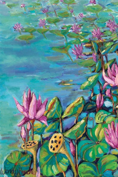 Wendy Bache: Peaceful Lotus by Wendy Bache