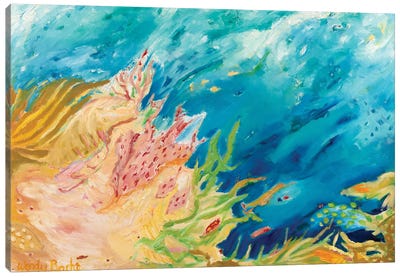 Abstract Sea Canvas Art Print - Wendy Bache