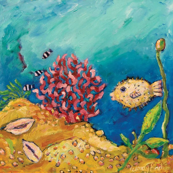 Wendy Bache: Puffer Fish by Wendy Bache