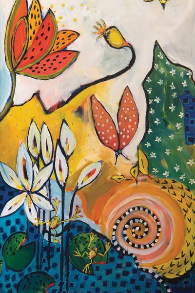 Wendy Bache: Tropical Pond I by Wendy Bache