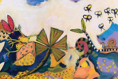 Snail by Wendy Bache canvas print