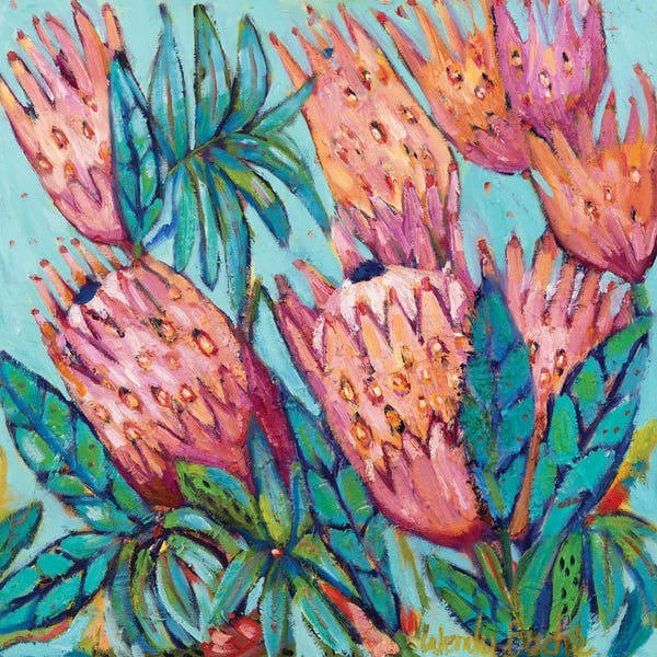 Wendy Bache: Protea Bloom by Wendy Bache